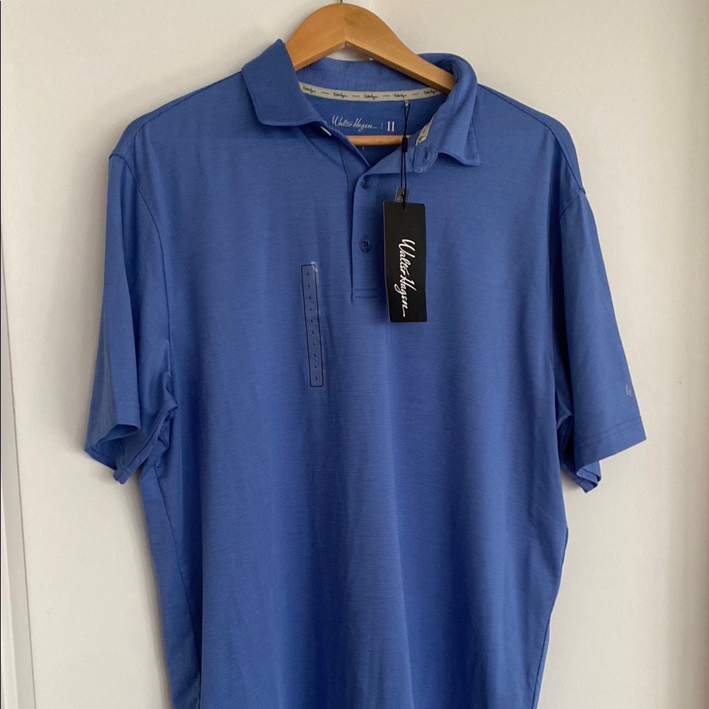 Walter Hagen Men's Blue Polo Shirt (new with tags)